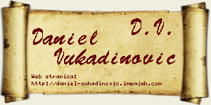 Daniel Vukadinović vizit kartica